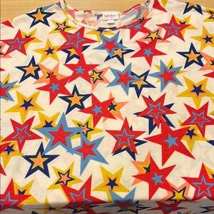 Colorful Star Patterned Top